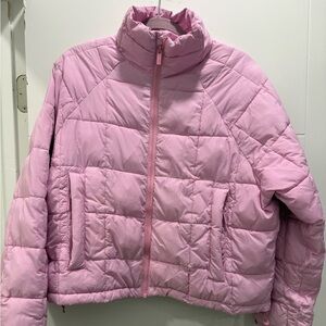 Halfdays Pink Puffer Jacket